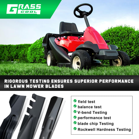 Grasscool TB30 on-deck use demonstrates compatible 30-inch mower fit.