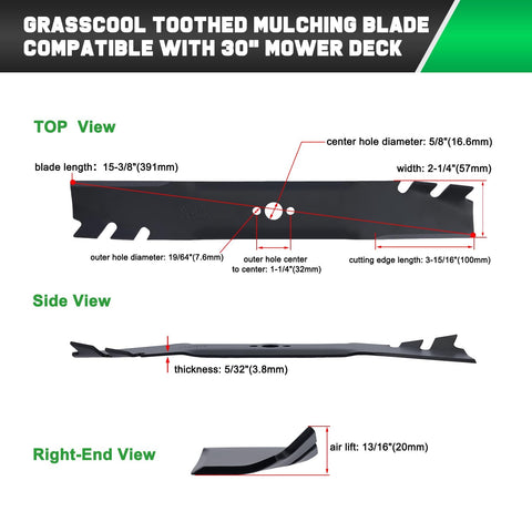 Grasscool Timemaster 30-inch rust-protection paint protects during installation