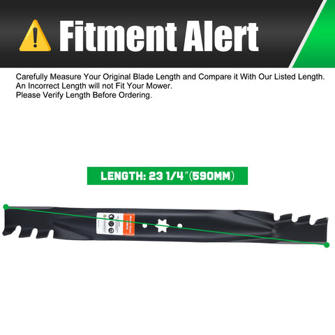 Grasscool toothed 3-in-1 blade design for mulching bagging and side discharge
