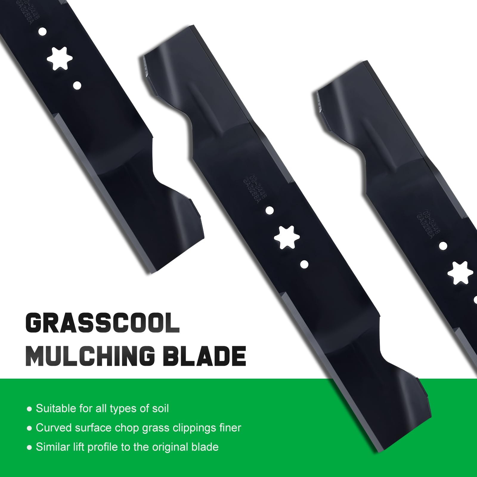 Grasscool Troy-Bilt GT54 blade supports efficient mowing on large lawns