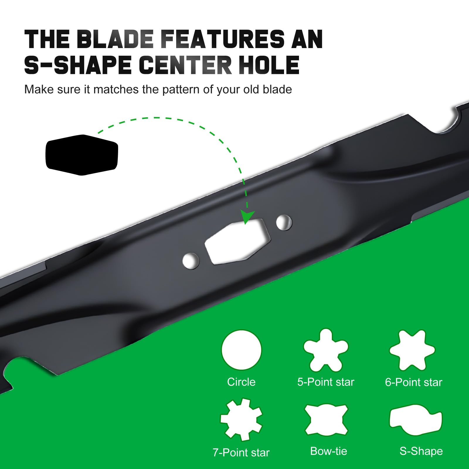 Grasscool Ultima ZT1 42 blade high-lift design boosts airflow for faster mowing.