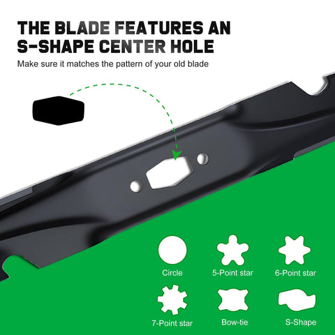 Grasscool Ultima ZT1 42 blade high-lift design boosts airflow for faster mowing.