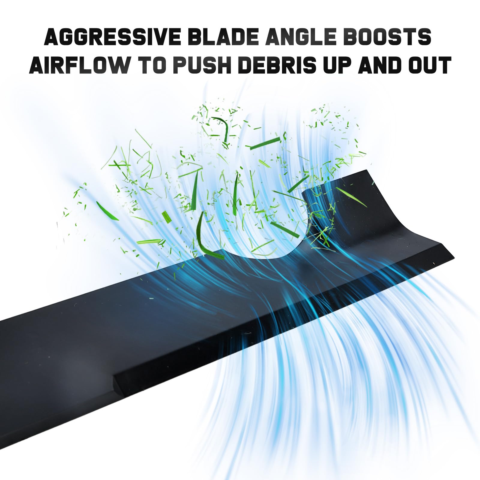 Grasscool 2-1/2 inch blade width detail for 54-inch decks.