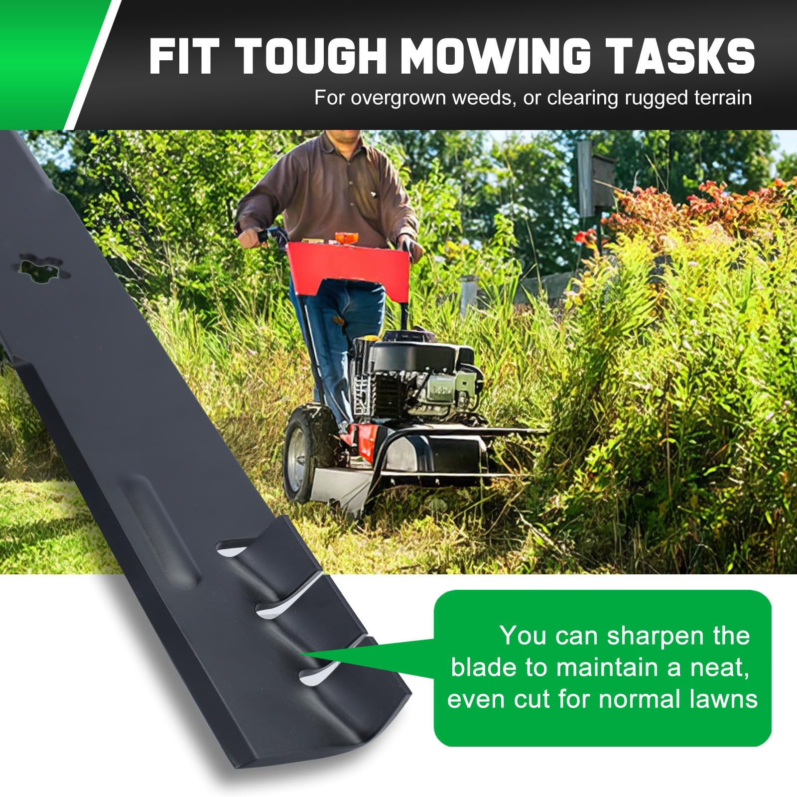 Grasscool YTA22V46 blade fit supports dependable mowing.