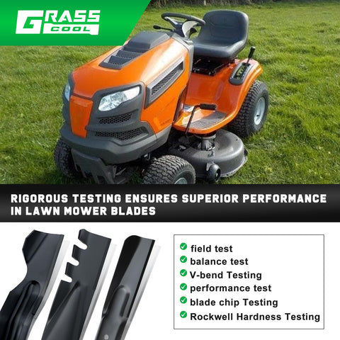 Grasscool YTH22V46 blades designed for 46-inch deck mowing