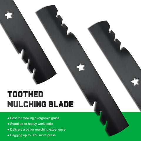 Grasscool Z248F blade showing broad compatibility with YT-series mowers.