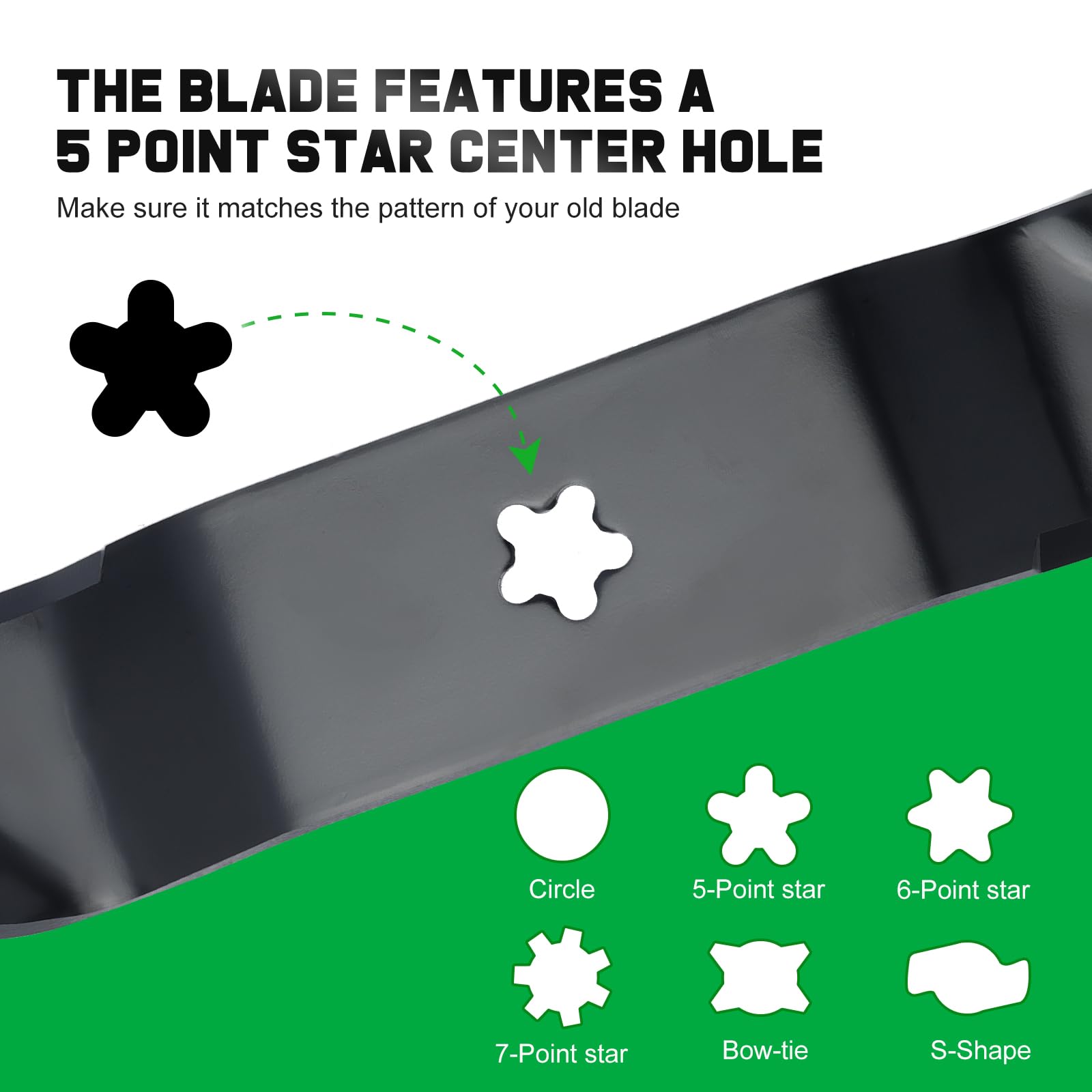 Grasscool Z254 blades 26 mm air lift for better clipping flow