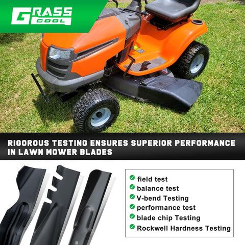 Grasscool Z254 blades paint protection note for safe handling
