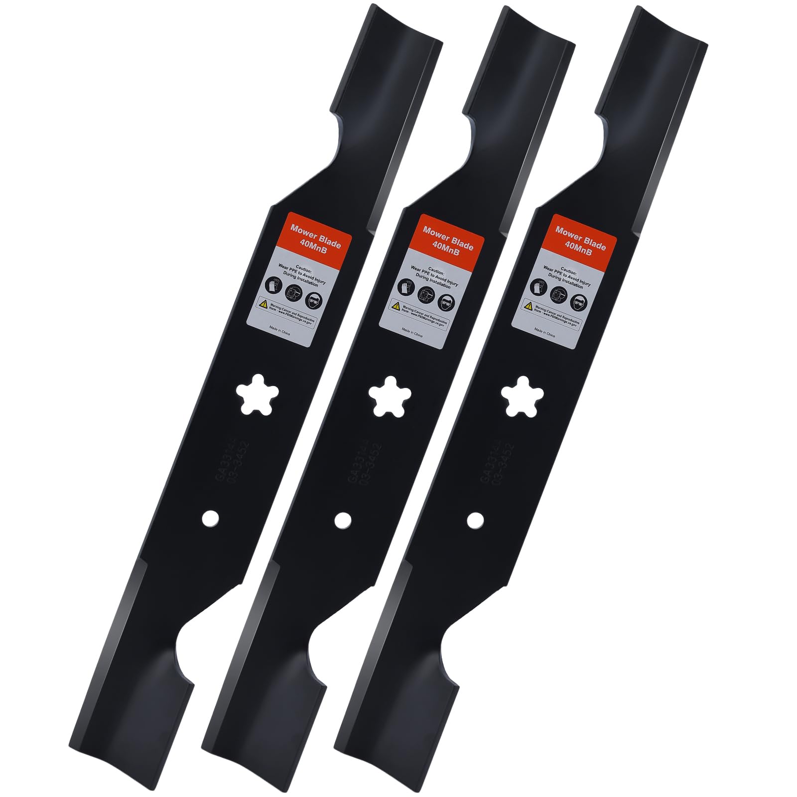 Grasscool Z254F 54-inch high lift blade visual for enhanced grass lift and cut quality