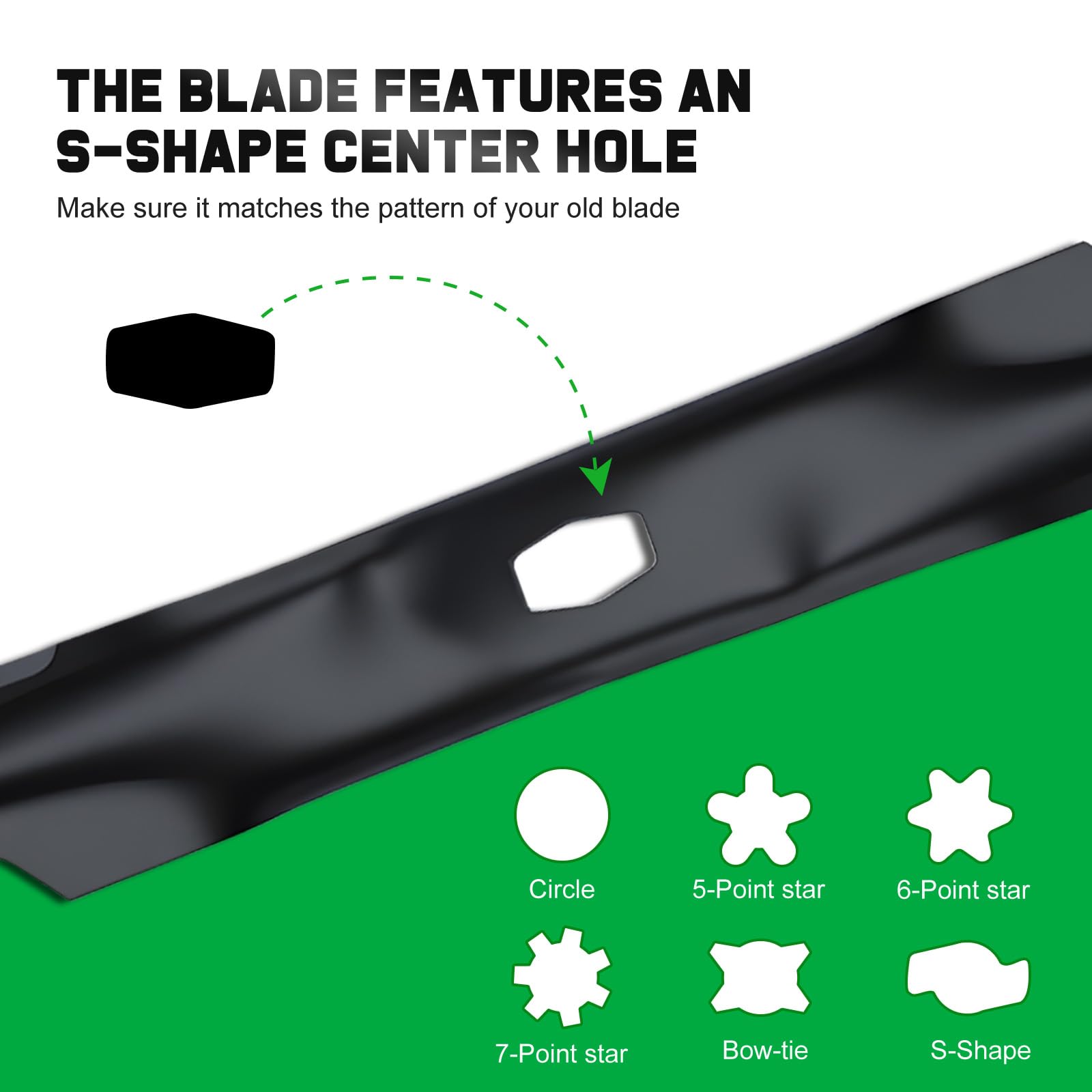 Grasscool ZTS1 46-inch blade designed for reliable airflow.