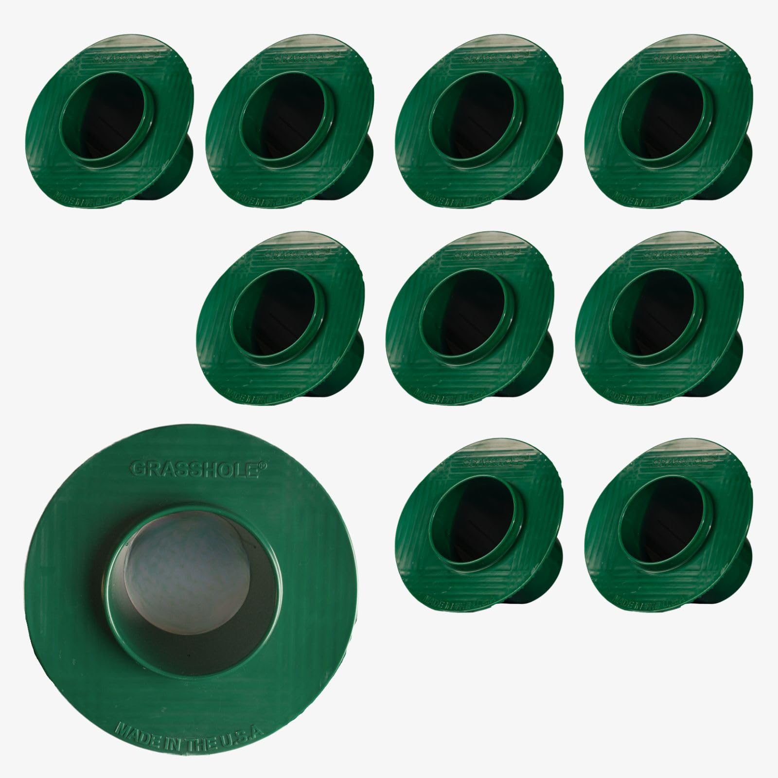 GRASSHOLE ABS plastic guard with UV protection withstands outdoor weather.