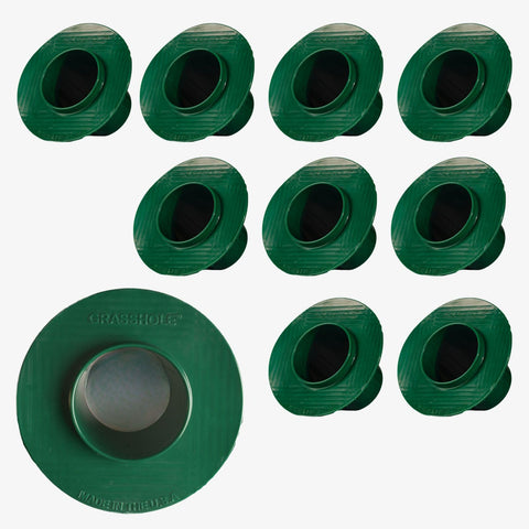 GRASSHOLE ABS plastic guard with UV protection withstands outdoor weather.