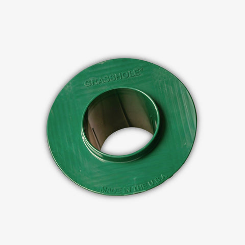 GRASSHOLE sprinkler guard close up showing durable ABS plastic
