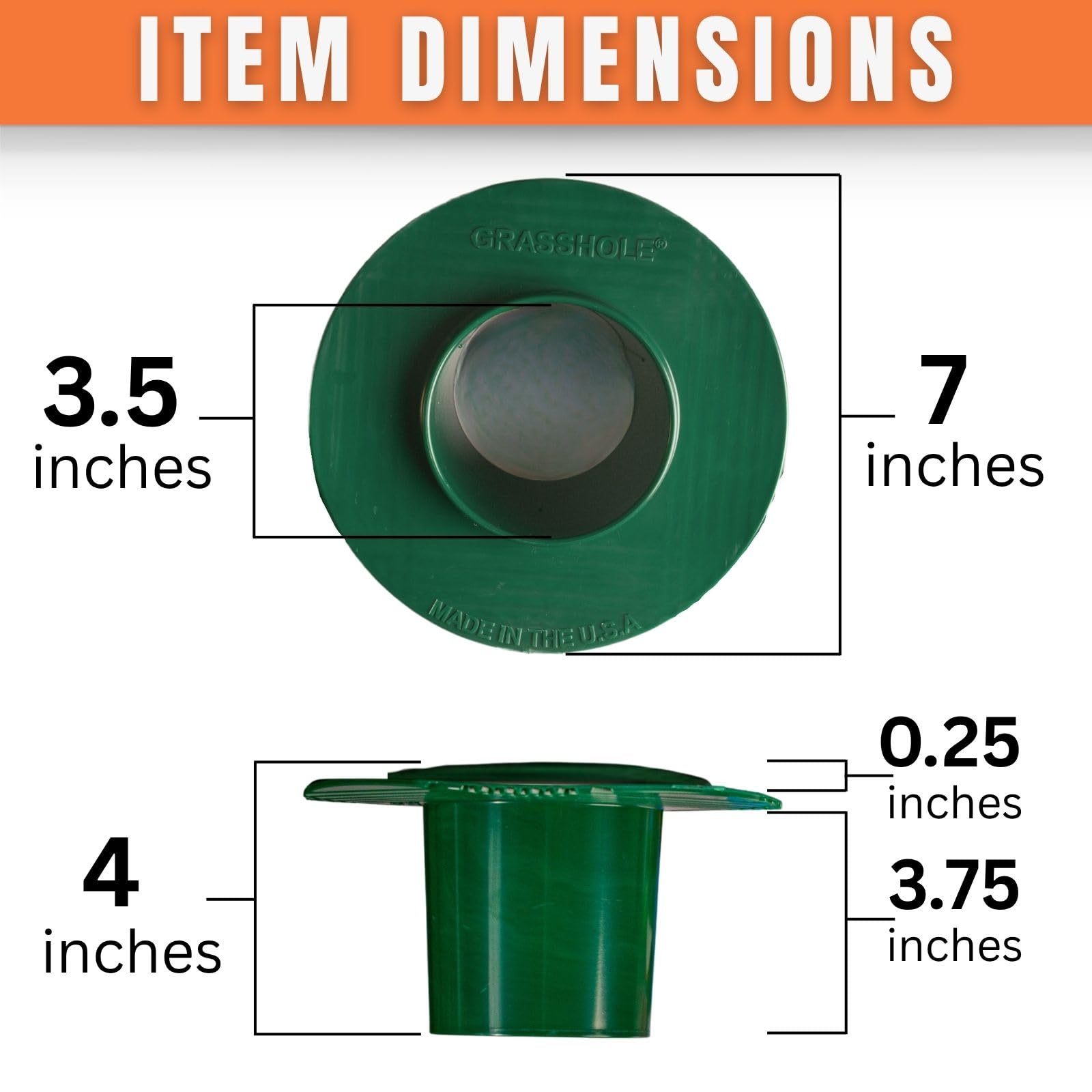 GRASSHOLE donut guard shows customizable fit for various lawn layouts