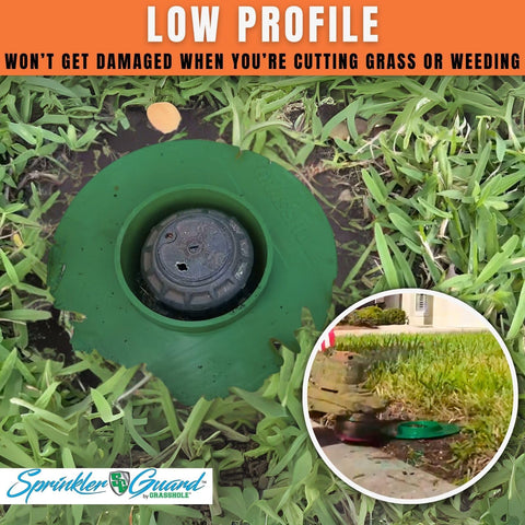 GRASSHOLE guard made in USA supports durable lawn protection.
