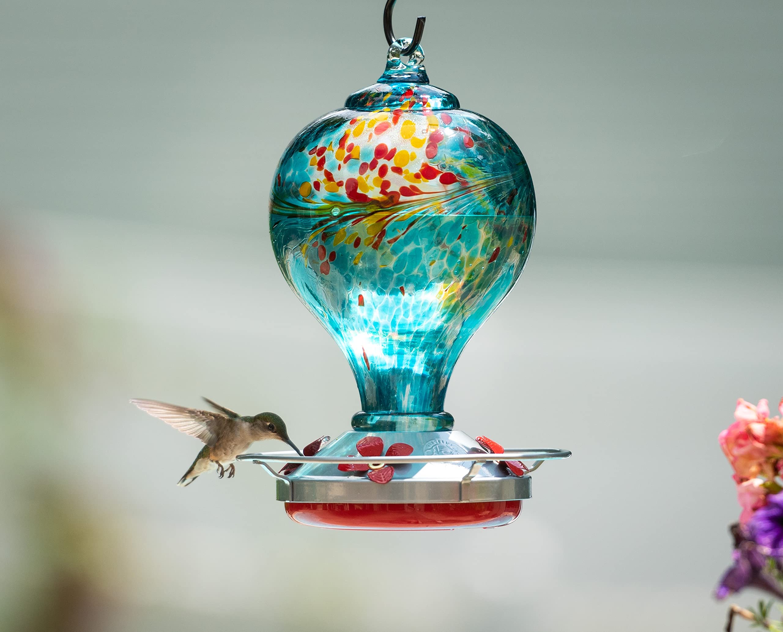 Grateful Gnome hand-blown glass shows colors that won't fade