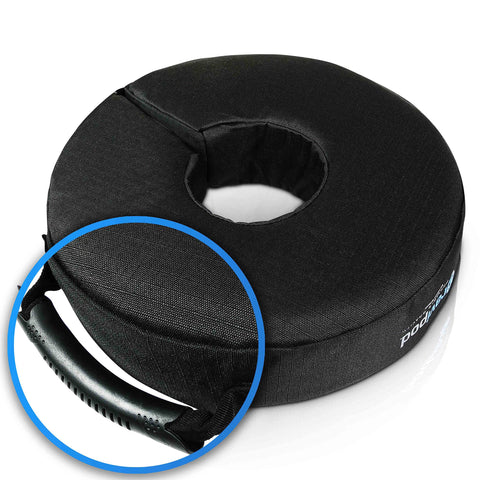 Gravipod 14-inch weight bag bean fill option for lighter stability