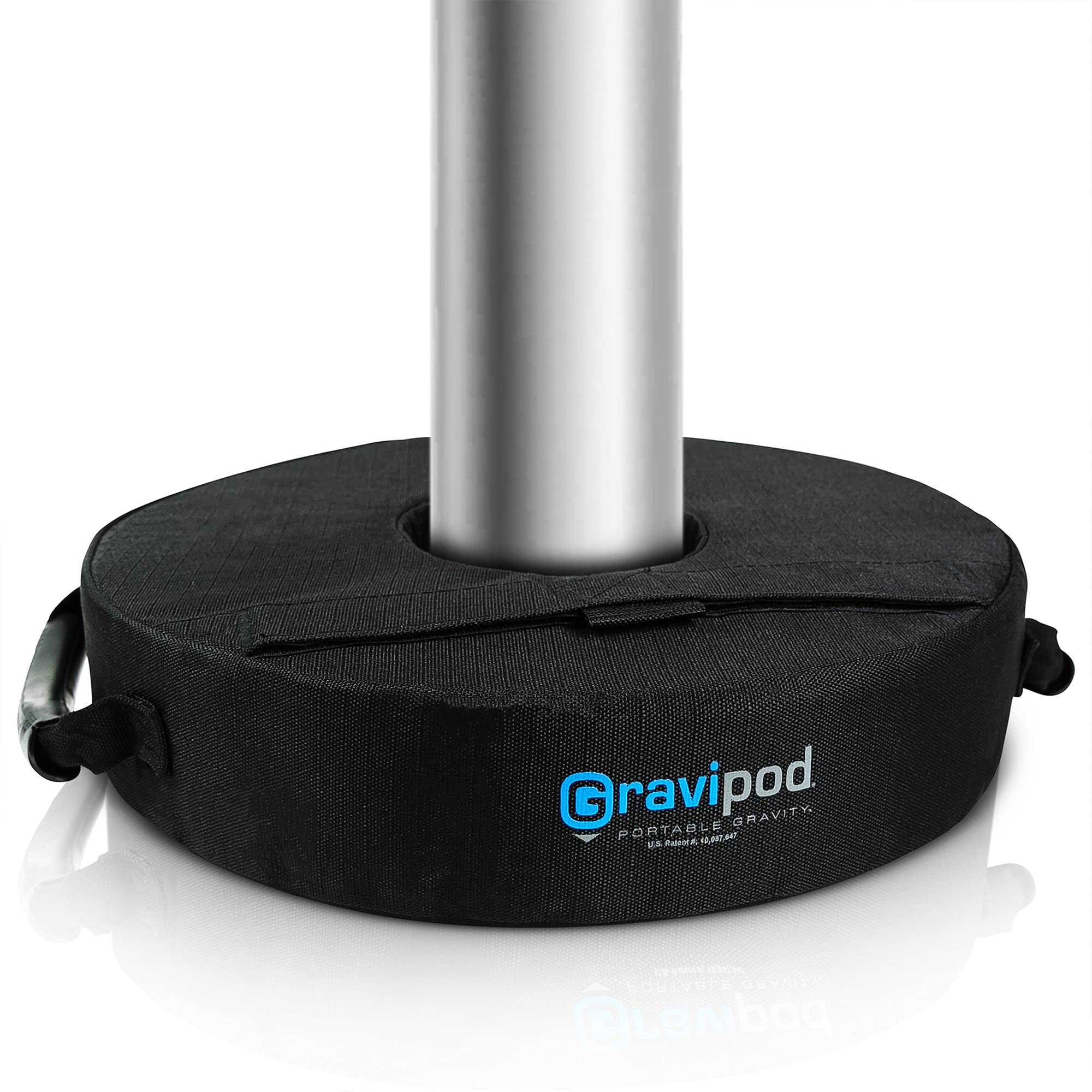 Gravipod 14-inch weight bag wrap around design around a pole