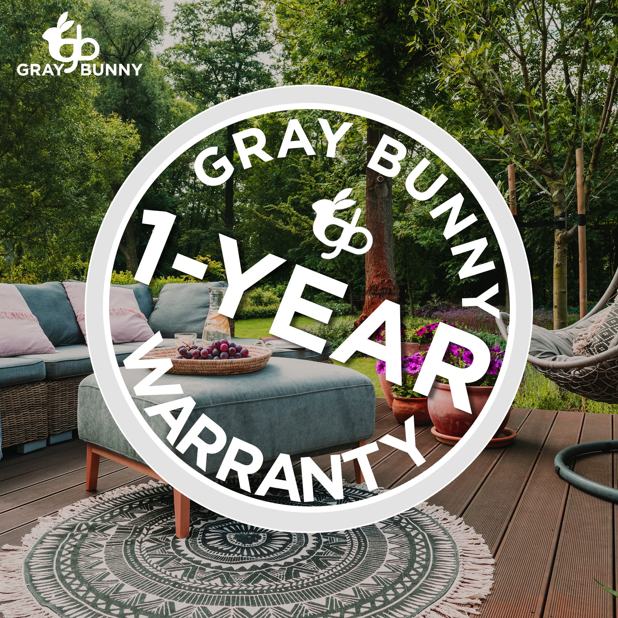 Gray Bunny rust-resistant coating withstands all weather