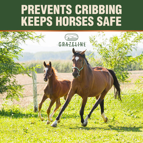 Grazeline polybraid warranty badge highlights 10-year assurance.