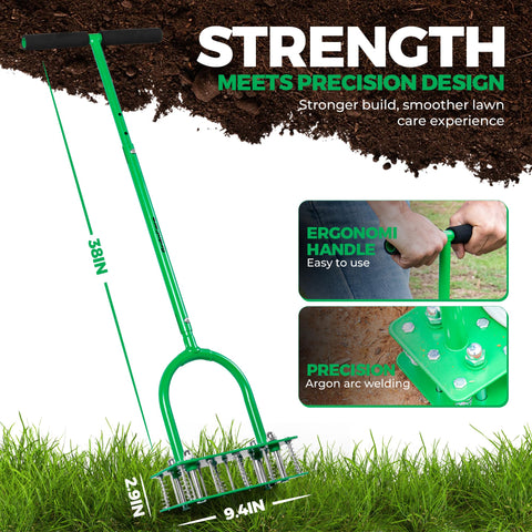 GrdnCare aerator cushioned handle for comfortable gripping.