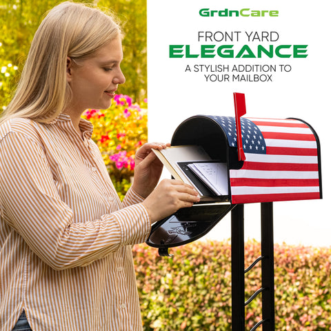 GrdnCare machine-washable mailbox cover cleans easily for quick upkeep.