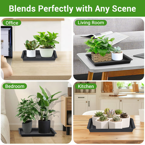 GREANER 3-pack supports balcony, patio, and indoor plant displays with style.