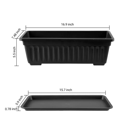 GREANER elevated feet promote airflow for healthier plant growth