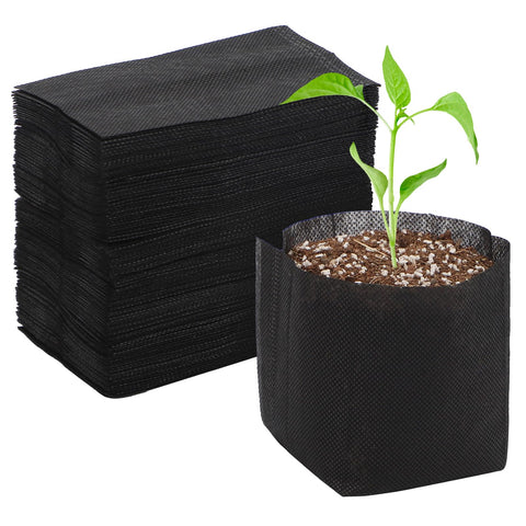 GREANER seedling bags bundle shows 6.3x5.7 inch size ideal for starting seedlings.