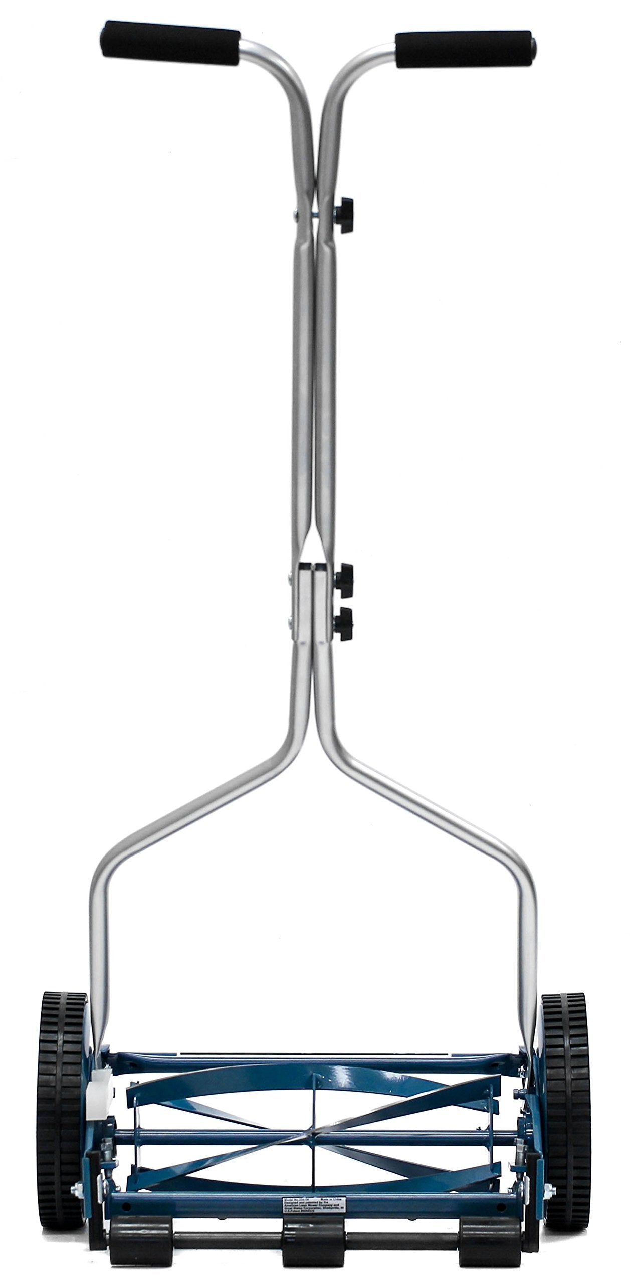 Great States 204-14 adjustable blade height from 0.5 to 1.75 inches.