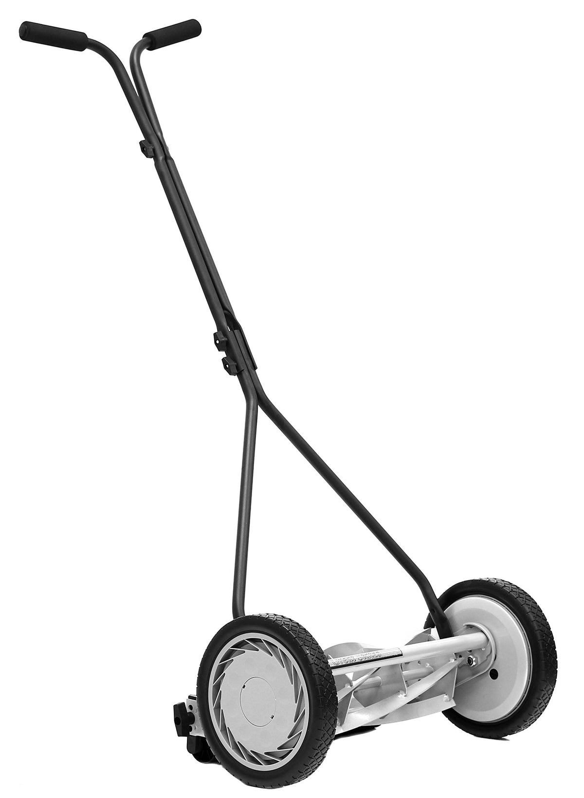 Great States 415-16 reel mower in assembly view for quick, tool-free setup.