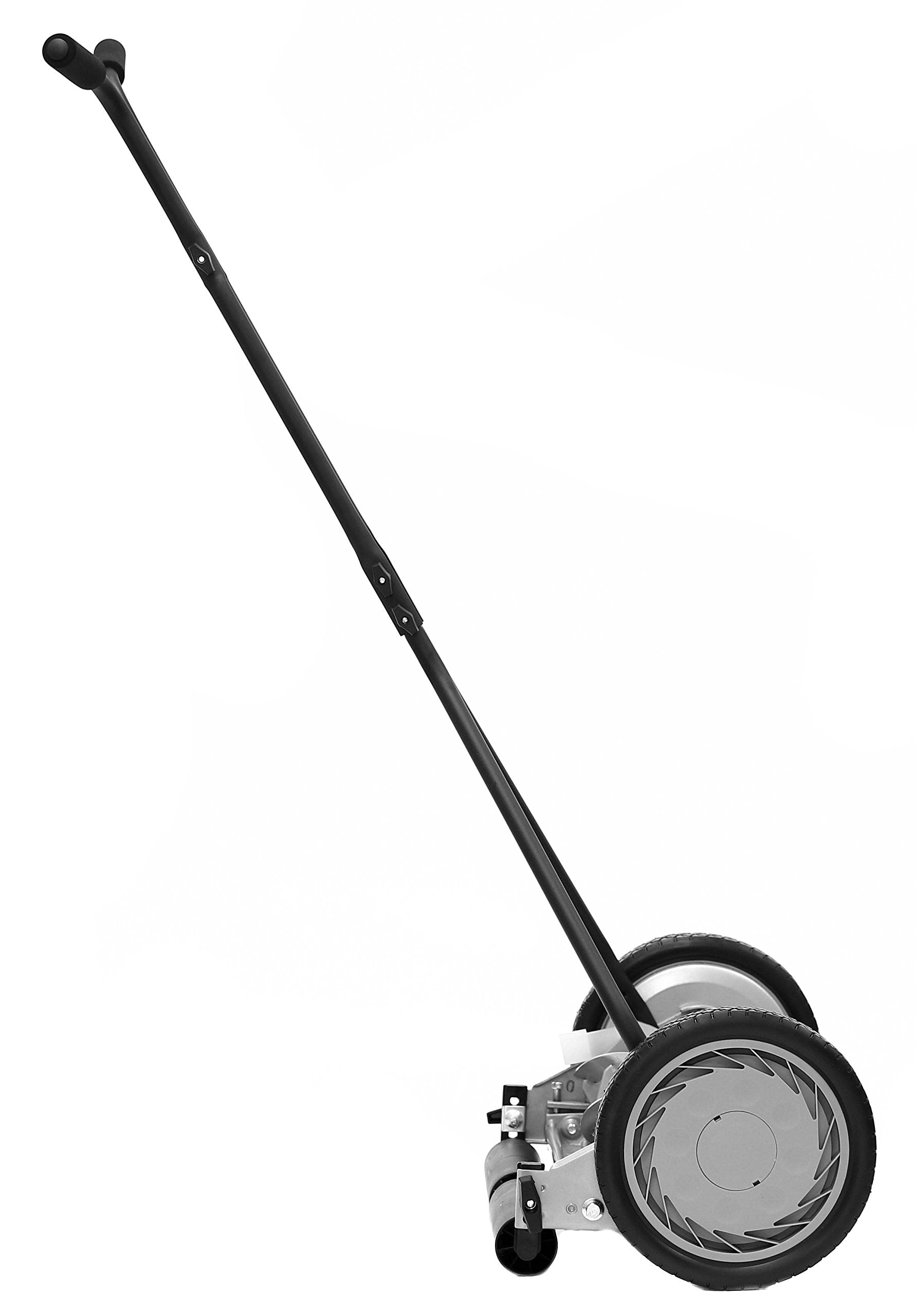 Great States 415-16 reel mower with T-style handle for comfortable grip.