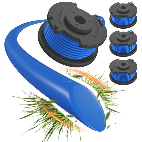 GreatBuddy 3-pack Ryobi spools for fast weed trimming and broad compatibility.