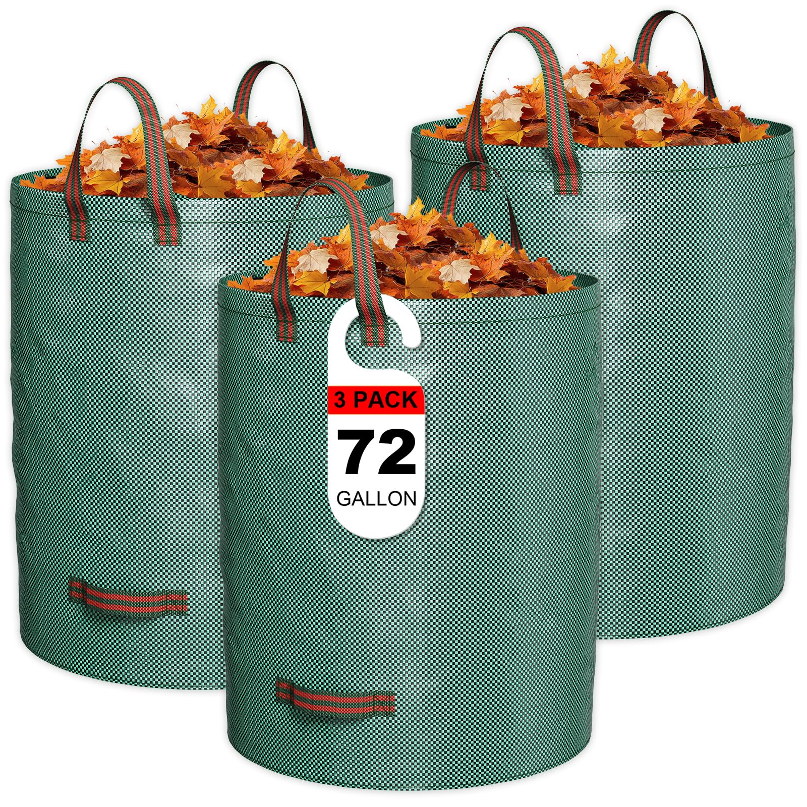 GreatBuddy 72-gallon yard waste bag open-top for easier loading