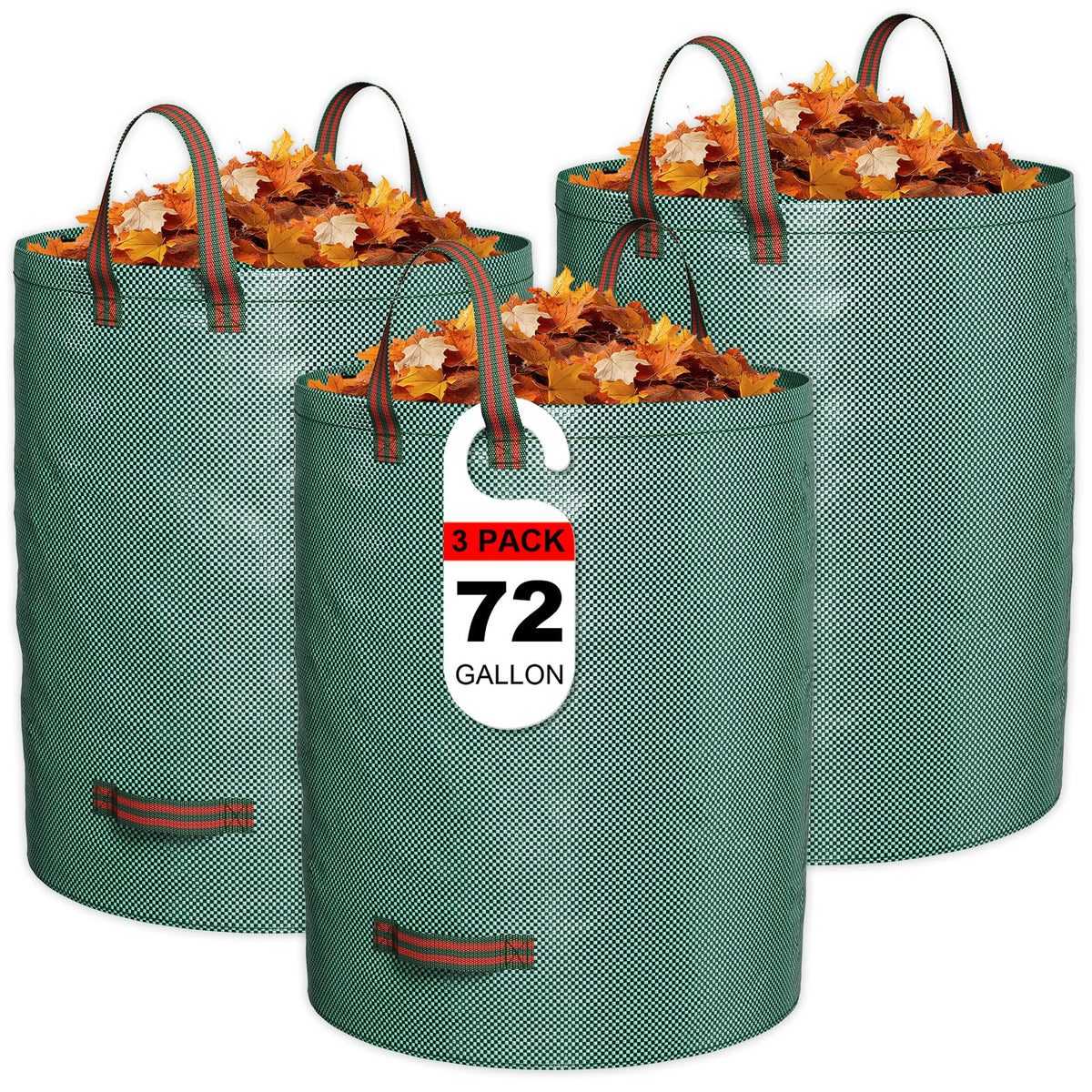 GreatBuddy 72-gallon yard waste bag open-top for easier loading