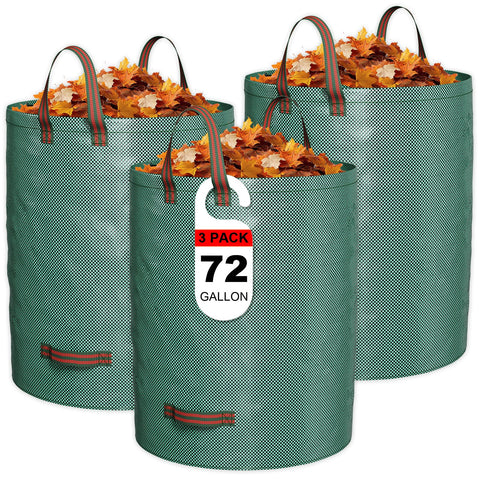 GreatBuddy 72-gallon yard waste bag open-top for easier loading