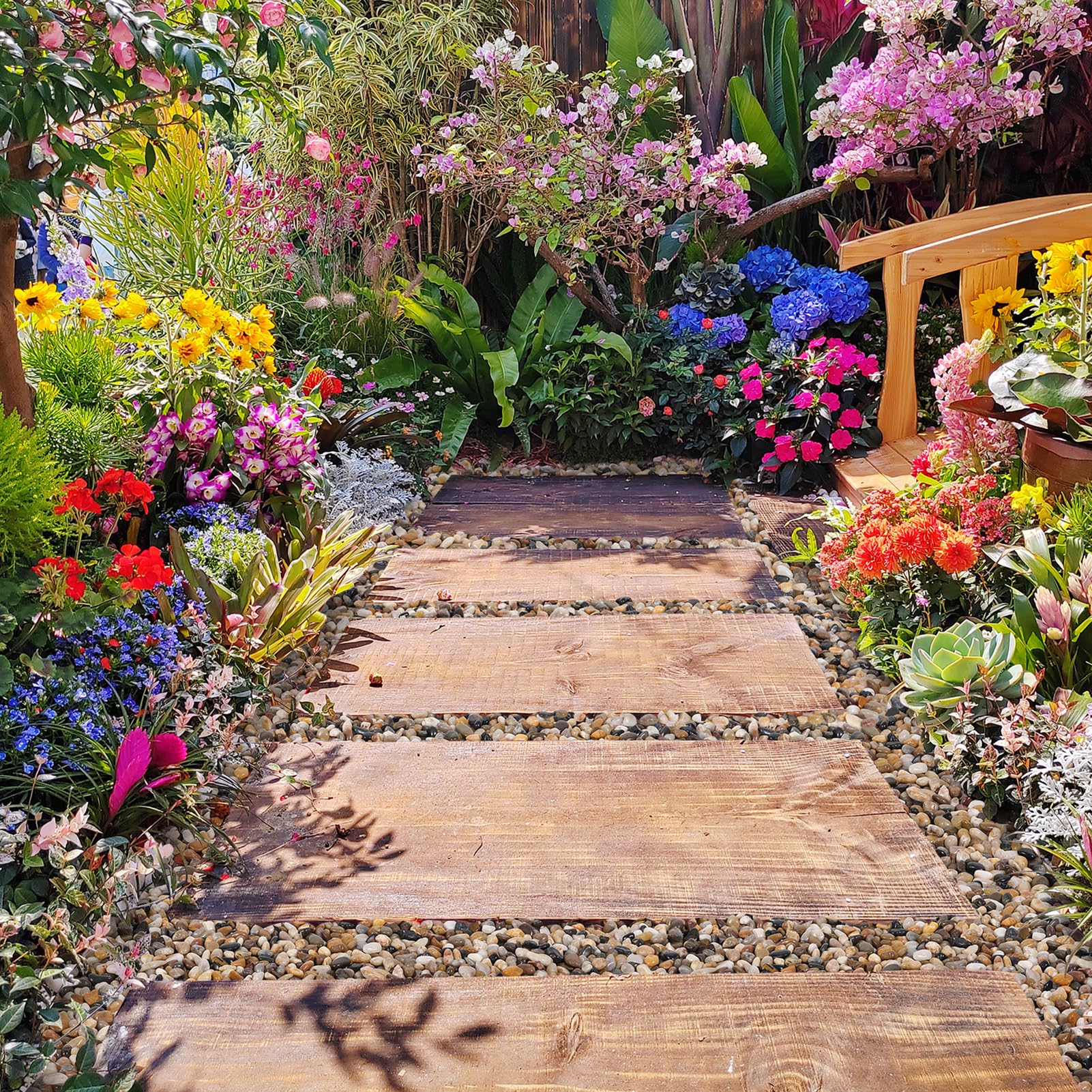 GreatBuddy drainage soil rocks help maintain soil stability in containers.