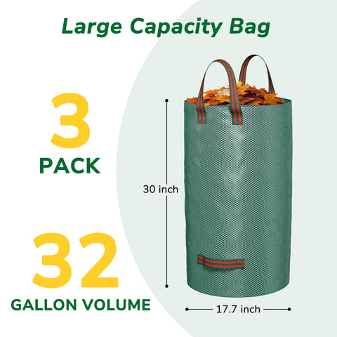 GreatBuddy heavy-duty fabric material ensures durability for yard tasks.