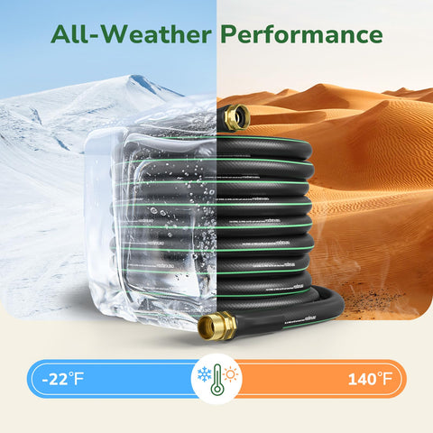GreatBuddy hose in hand highlights easy handling and portability.