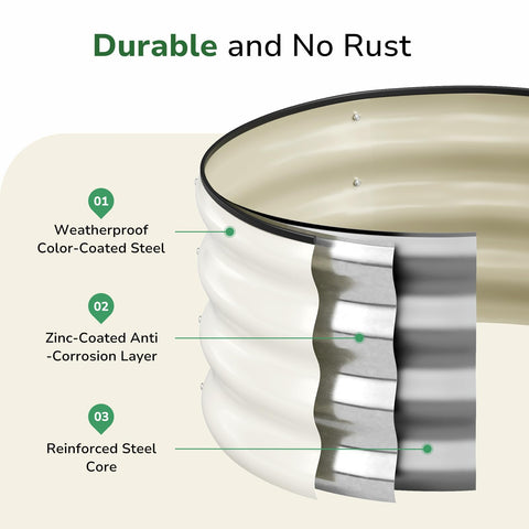 GreatBuddy smooth edges emphasize family-friendly safety in the garden