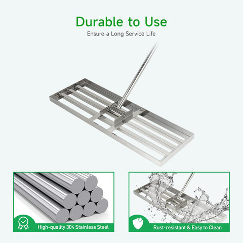 GreatBuddy 304 stainless steel construction resists rust and lasts