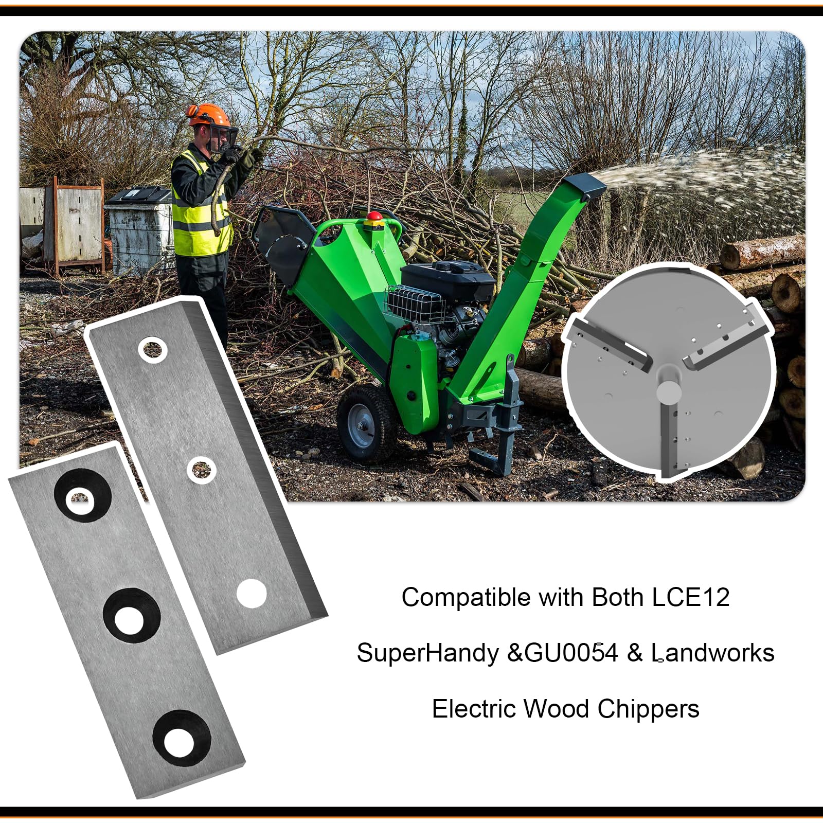 Greatshow blades include 12 screws for secure installation.