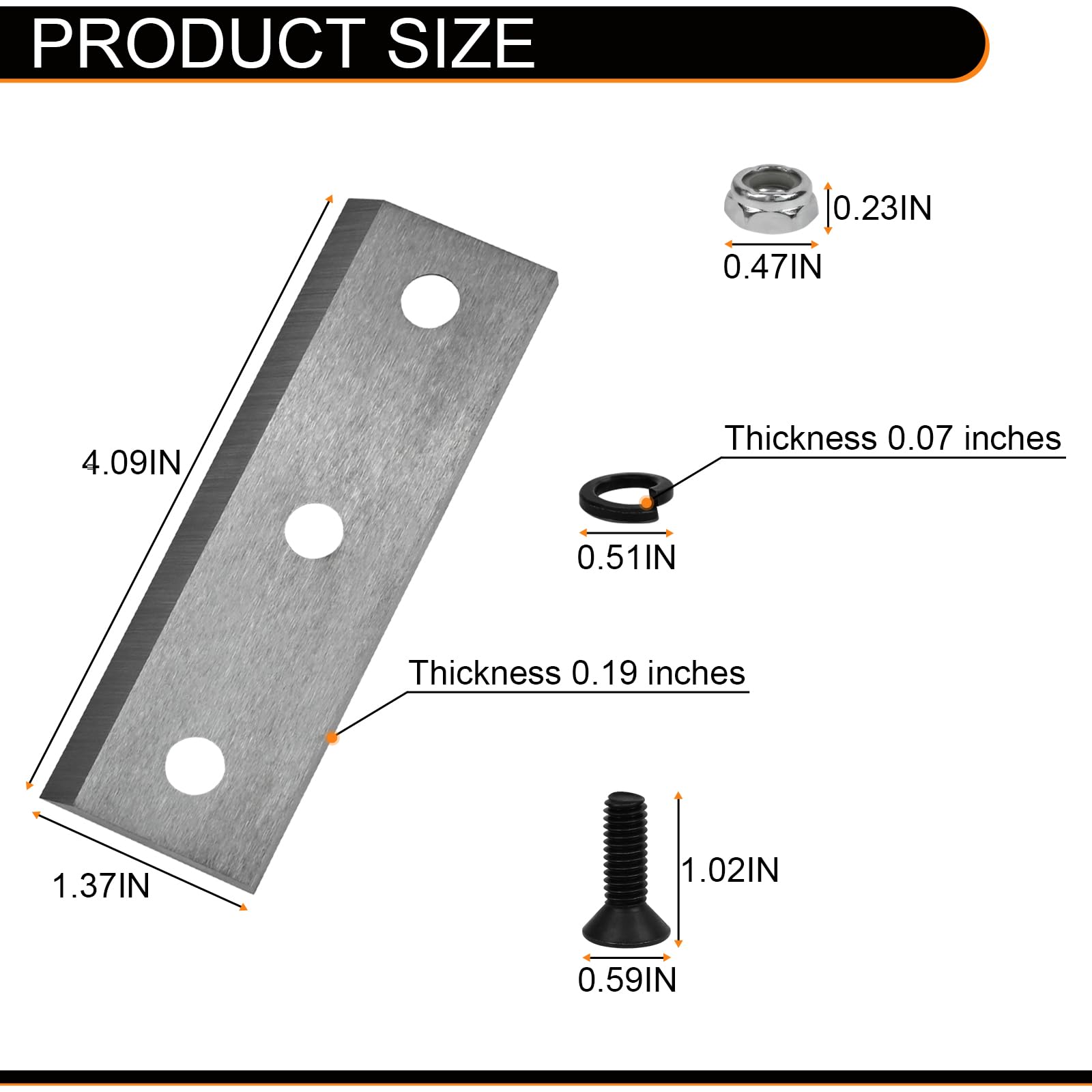 Greatshow blades for Landworks compatibility enable versatile yard work.