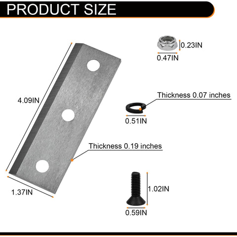 Greatshow blades for Landworks compatibility enable versatile yard work.