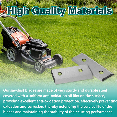 Greatshow shredder blade dimensions 8-3/8 by 2 inches