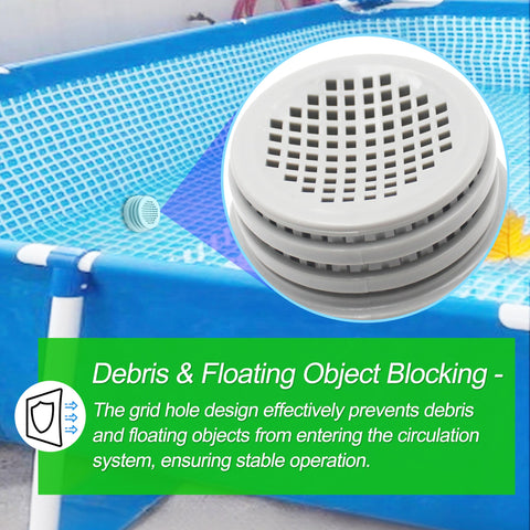GREATUS strainer grid 11072 promotes balanced water entry in pools.