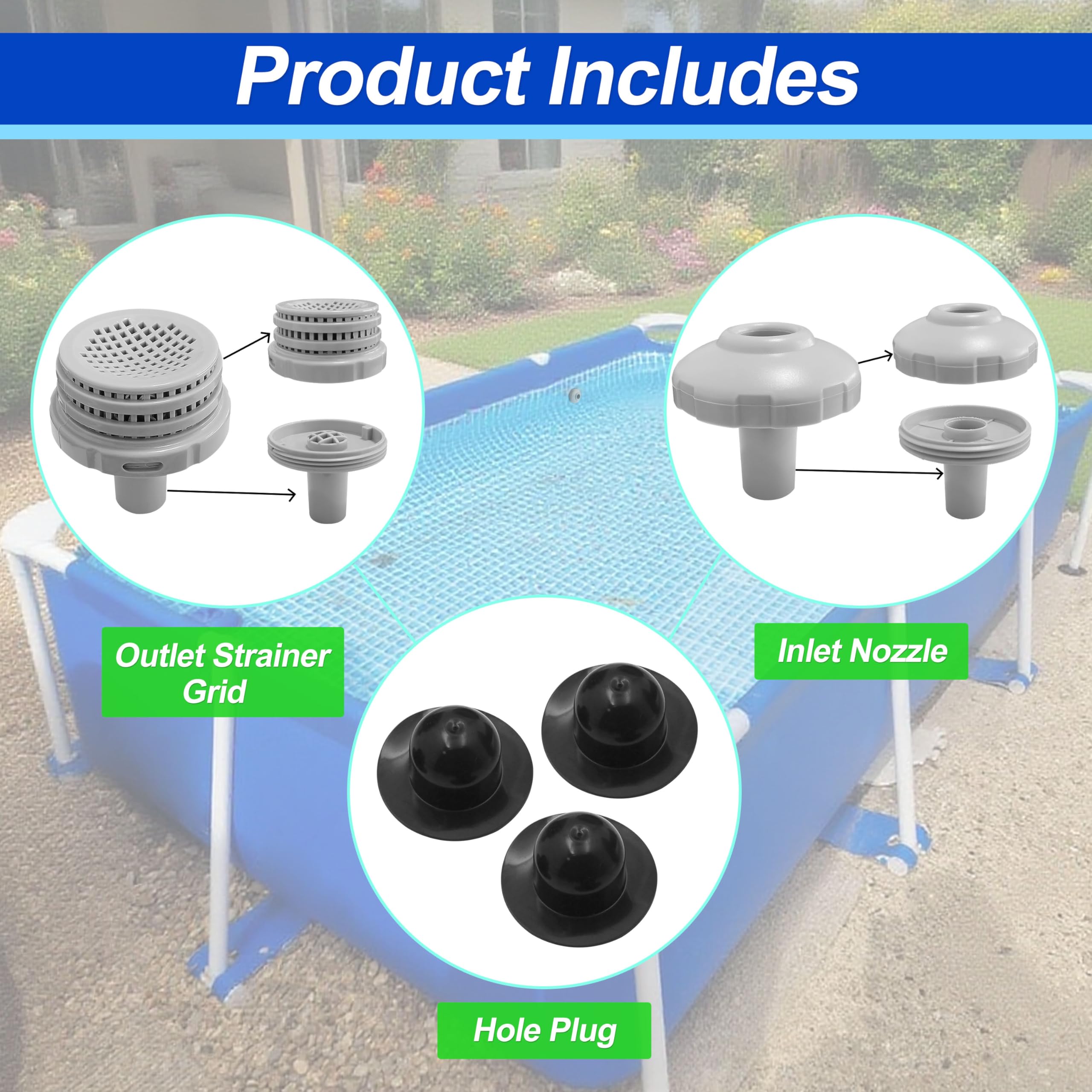 GREATUS hole plugs 10127 help seal ports when not in use.