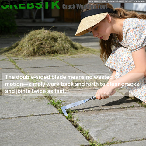 GREBSTK beech wood handle offers a non-slip grip in wet conditions.