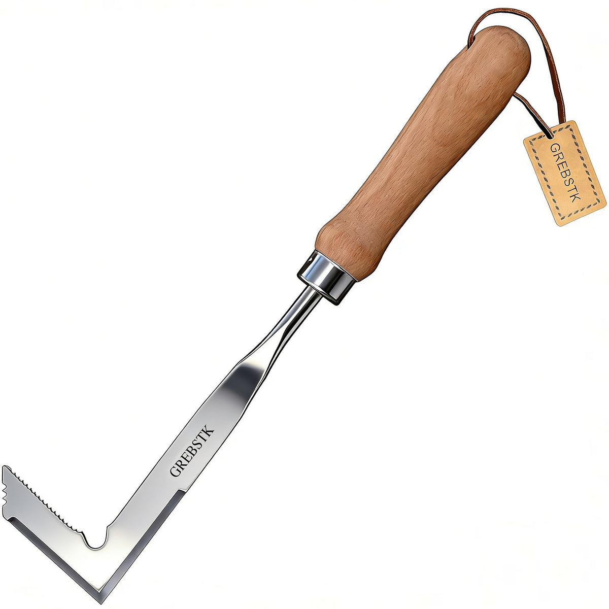 GREBSTK crack weeder with stainless steel blade clears cracks between stones.