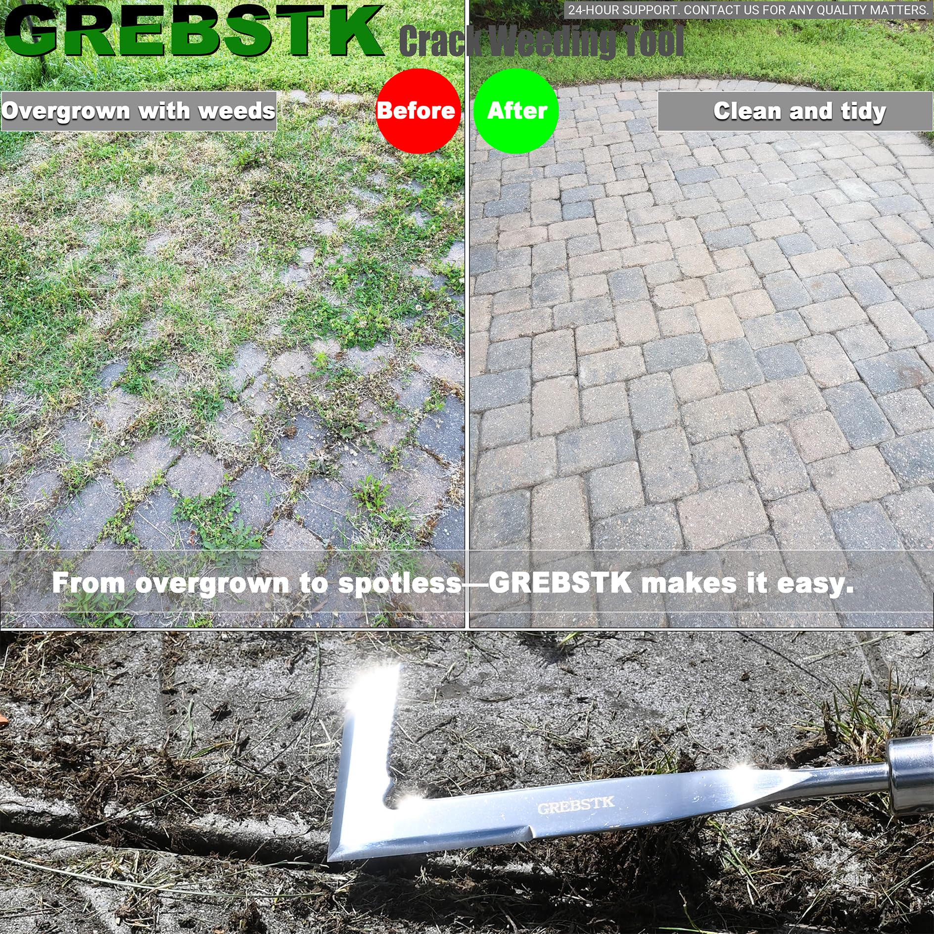 GREBSTK edger use along walkways creates a crisp border